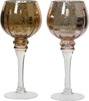 Teelichthalter glas 10.5 x 10.5 x 30 cm