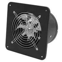 7'' průmyslový odsávací ventilátor kovový odsávací ventilátor, odsávací ventilátor odsávací ventilátor nástěnný ventilátor 2600rpm černý