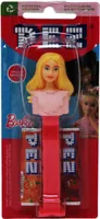 PEZ Barbie mit blonden Haaren Spender mit 2 Päckchen Bonbons 17g
