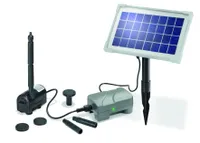 Agora-Tec® Solar Bachlauf - Pumpen - Set mit Akku und LED Licht  AT-20W-BLH-V2.0