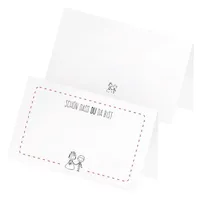 itenga 24x Tischkarte Platzkarte Hochzeit Motiv 27 Visitenkartengröße