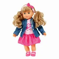 Bayer Design Funktionspuppe Spricht & Singt Spiel Babypuppe Charlene Style Jeansjacke
