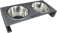 Doppel Hundenapf Futternapf Napfständer Futterstation Hundebar Fressnapf #465
