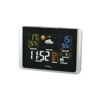 Technoline WS 6442 Wetterstation LCD-Display Farbdisplay Snooze Funktion Schwarz