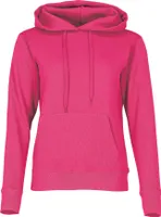 Fruit of the Loom Ladies Classic Kapuzen-Sweat Farbe: fuchsia + GRATIS MyShirt Stoffbeutel Größe: 2XL