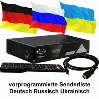 Russische TV Sat Receiver Golden Interstar HD FTA S2+ Digital HDMI USB LAN IPTV