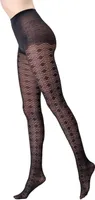 Punčocháče JACQUARD LACE 40DEN  black-S.M