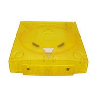 Shell Protector, leichte Retro-Hartschalen-Schutzhülle, stoßfest, für SEGA Dreamcast DC-Spielekonsole, reisefreundliches Zubehör Farbe Klares Gelb