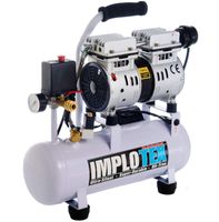 IMPLOTEX 480W Silent Flüsterkompressor Druckluftkompressor nur 48dB leise ölfrei flüster Kompressor Compressor