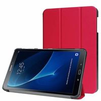 Case2go - Prípad kompatibilný s Samsung Galaxy Tab A 10.1 (2016/2018) -  Koženka Pokryť - Červená