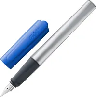 Lamy 1220457 blau Füller aus Aluminium in der Farbe Blau mit rutschfestem Griffstück und Stahlfeder