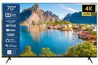 Telefunken XU70L800 70 Zoll Fernseher/Smart TV (4K UHD, HDR Dolby Vision, LED, Triple-Tuner, WLAN, Alexa Built-in) - inkl. 6 Monate HD+
