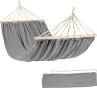 di volio Outdoor Doppel-Hängematte im Boho-Look – Stabhängematte für 2 Personen – Doppelhängematte mit Tragetasche und Befestigungsset
