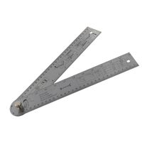 Silverline CB72 230 mm Schmiege Winkelschmiege Winkelmesser Gradmesser 