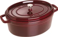 Staub Cocotte, 31 cm | Grenadine-Rot | oval | Gusseisen