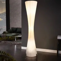 riess-ambiente Moderne Design Stehlampe PARIS X 160cm weiß Stehleuchte Stehlampe Lampe Leuchte