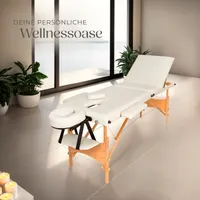 3 Zonen Massageliege Daniel Breite 61 cm, Polsterung 5 cm 210 x 95 x 84 cm