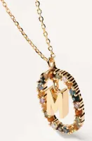 PDPAOLA Halskette LETTERS 18K gold plated silver gold