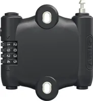 ABUS ausziehbares Kabelschloss - SportFlex 2504 - Fahrradschloss zur Befestigung unter dem Flaschenhalter - Zahlenschloss - leicht, flexibel, platzsparend - Kabellänge 90 cm