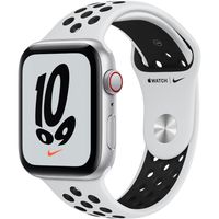 Apple Watch SE Nike Alu Cell     44mm SR  MKT63FD/A Sportarmband pure platinum/sch