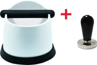 scarlet espresso | Abklopfbehälter »Pico Bello« für Kaffeesatz aus dem Siebträger; Abschlagbehälter in hochwertiger Barista-Qualität , Farbe:Schwarz