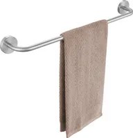 Auralum Max Handtuchhalter Bad, Handtuchstange für Badezimmer Wandmontage, Edelstahl Wandhaken, Gebürstet