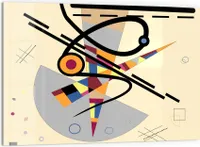 DEQORI Küchenrückwand Glas 60x40 cm 'Dreiecksgebilde' Spritzschutz Bad Rückwand