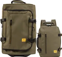 WINGS Cestovný set 2v1 batoh + kufor S 20" PARTRIGE Dark Green