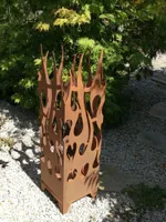 Geflammte Edelrost Feuersäule