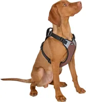 Postroj pro psy Pulsive, obvod krku 50 - 62 cm, černo-hnědý, Kerbl