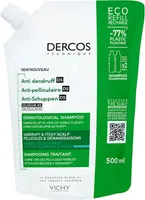 Dercos szampon przeciwłupieżowy do włosów normalnych i przetłuszczających się, Ecorefill, 500 ml
