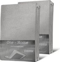 2er Pack Spannbettlaken FROTTEE 90x200 cm - 100x200 cm silber Spannbetttuch Set