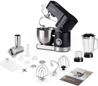 Lauben Küchenmaschine 5.5L 1200BC mit Zubehör schwarz retail