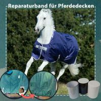 HORZECUT Reparaturband Pferdedecken Pferde Decken-Reparatur-Kit Decken Repair: Schwarz Farbe: Schwarz
