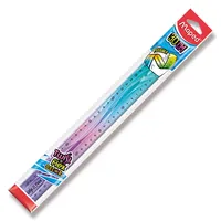 Nerozbitné 30cm pravítko MAPED Twist'n Flex Decor