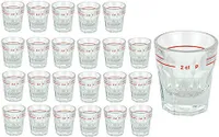 Van Well Schnapsgläser Stamper LAHNSTEIN 2 cl geeicht 24er Set