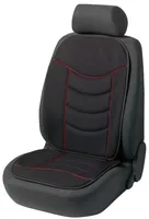 WALSER Elegance Plus poťah na autosedačku v čiernej/červenej farbe, univerzálny ochranný poťah, chránič autosedačky, chránič autosedačky, chránič sedadla 14275