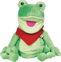 goki 51785 Handpuppe Frosch Frilo, grün (1 Stück)