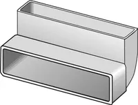 Helios Flachkanalbogen 60712 senkrecht