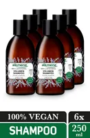 alkmene Volumen Haar Shampoo mit Bio Lavendel - veganes Haarshampoo für feines & plattes Haar - Haarpflege 6x 250 ml