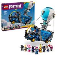 LEGO Fortnite Schlachtenbus, Spielzeug zum Videospiel mit Minifiguren, Geschenk für Gaming Fans ab 10 Jahren, Fahrzeug Bauset für Kinder, Kreatives Geschenk zum Geburtstag oder zu Weihnachten 77073