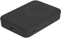 Belkin BoostCharge Pro - Induktive Power Bank - magnetisch mit Qi2 - 10000 mAh - 15 Watt - Fast Charge, PD - 2 Ausgabeanschlussstellen (magnetisch, 24 pin USB-C)