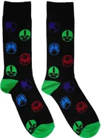 Kiss - Ponožky pre mužov/dámy unisex RO11907 (39,5 EU - 45,5 EU) (Black)