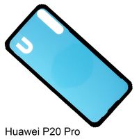 Huawei P20 Pro Akkudeckel Klebefolie Kleber Backcover Rahmen Adhesive Dichtung Batterie Neu