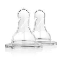Dr. Browns Silikonsauger 2er Pack Babyflasche Sauger Standard ab 0 Monate