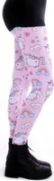 cosey - Unicorn Line Leggings (Einheitsgröße) - Design Einhörner Pink