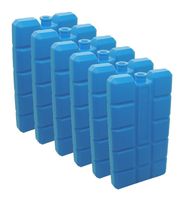 Ezetil 6x Kühlakku Kühlelemente für Kühltasche oder Kühlbox je 200ml Kühlpack 