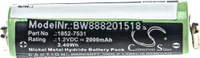 vhbw Akku Ersatz für Moser 1852-7531 für Rasierer (2000 mAh, 1,2 V, NiMH)