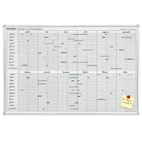 FRANKEN Plánovací deska JetKalender permanentní kalendář 900 x 600 mm 24 pozic bílá