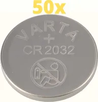 50x Varta Lithium 3V CR2032-P Bulk 3V/220mA lose